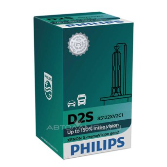 D2S 85V-35W (P32d-2)  4800K X-tremeVision gen 2 (Philips) -37707133 85122XV2C1