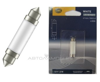 Fest 41 12V-LED (SV8,5) 4000K 1,0W T10,5 Retrofit(.1.) 8GL 178 560-571