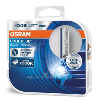 D4S 42V-35W (P32d-5)  7000K Xenarc Cool Blue Boost (2.) (Osram) 66440CBB-HCB