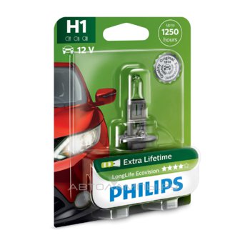 H1 12V- 55W (P14,5s) (.  ) LongLife EcoVision  (1) 12258LLECOB1